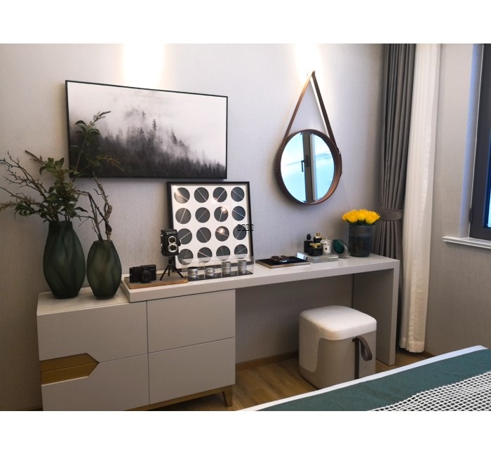 海安尊元里A/D户型样板间软装工程